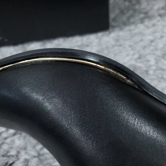 READ Lane Bryant 10 Wide Ankle Boots Booties Faux Leather Block Heel Black 10W - Picture 10 of 12